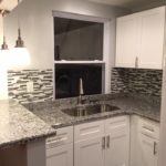 kitchen counter and tile